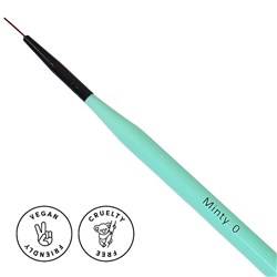 Nail Art Brush - Minty 0 .